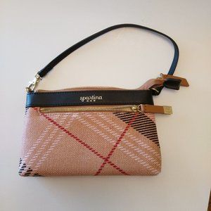 Spartina 449 Tan and Black Mini Bag